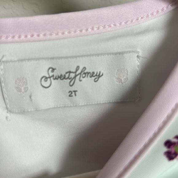 Sweet Honey Swim for Girls 2 Piece Rash Guard Bedhead Print Micah 2T - Picture 2 of 5